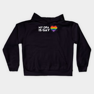 My Dad is Gay t-shirt - Gay LGBT Pride MY OPA Kids Hoodie